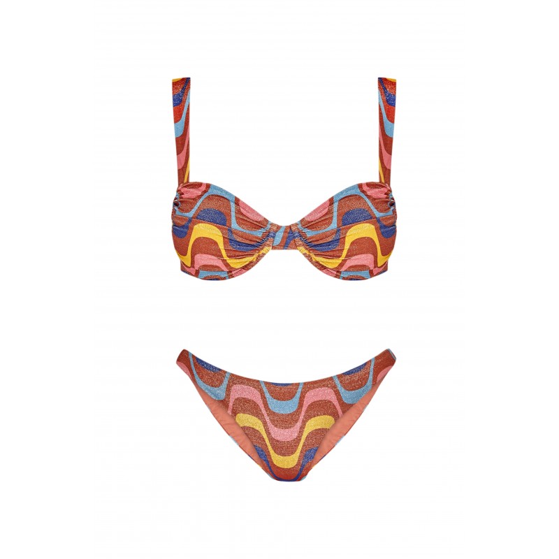 Bikini Balconette Riviera Estampado Multicolor Robin Collection