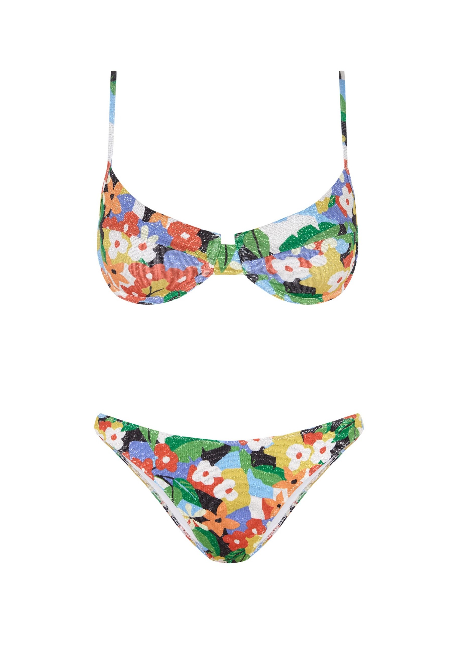 Bikini Balconette Amazonia Multicolor Robin Collection Robin