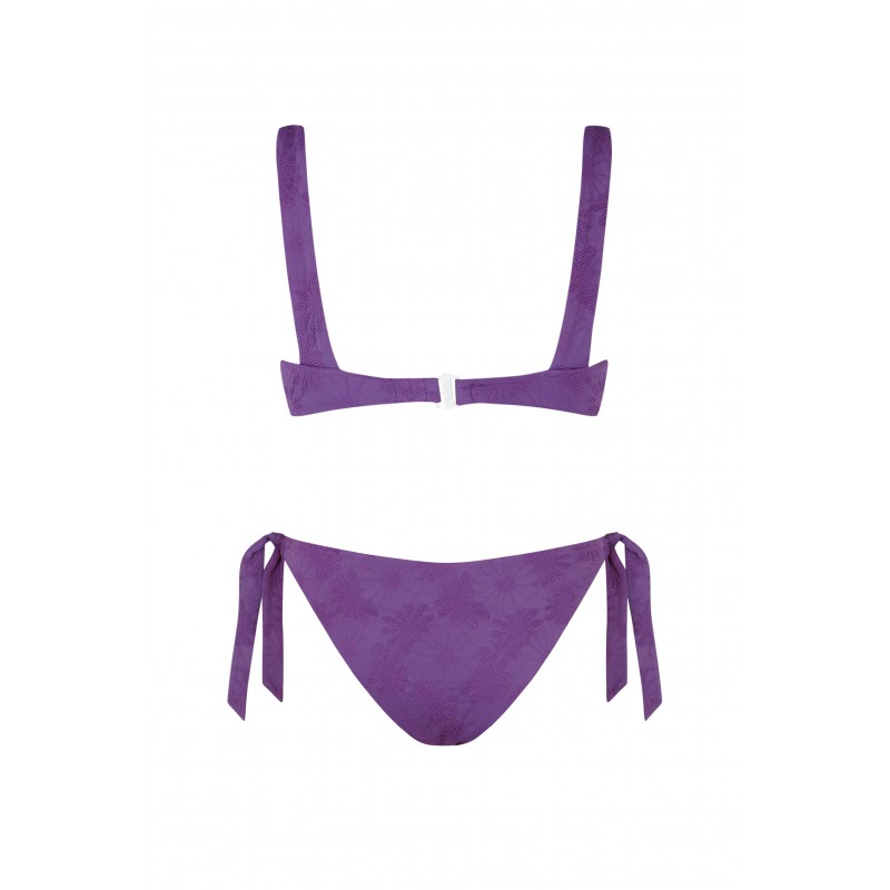 Violet Balconette Bikini Tie Violet Robin Collection Robin