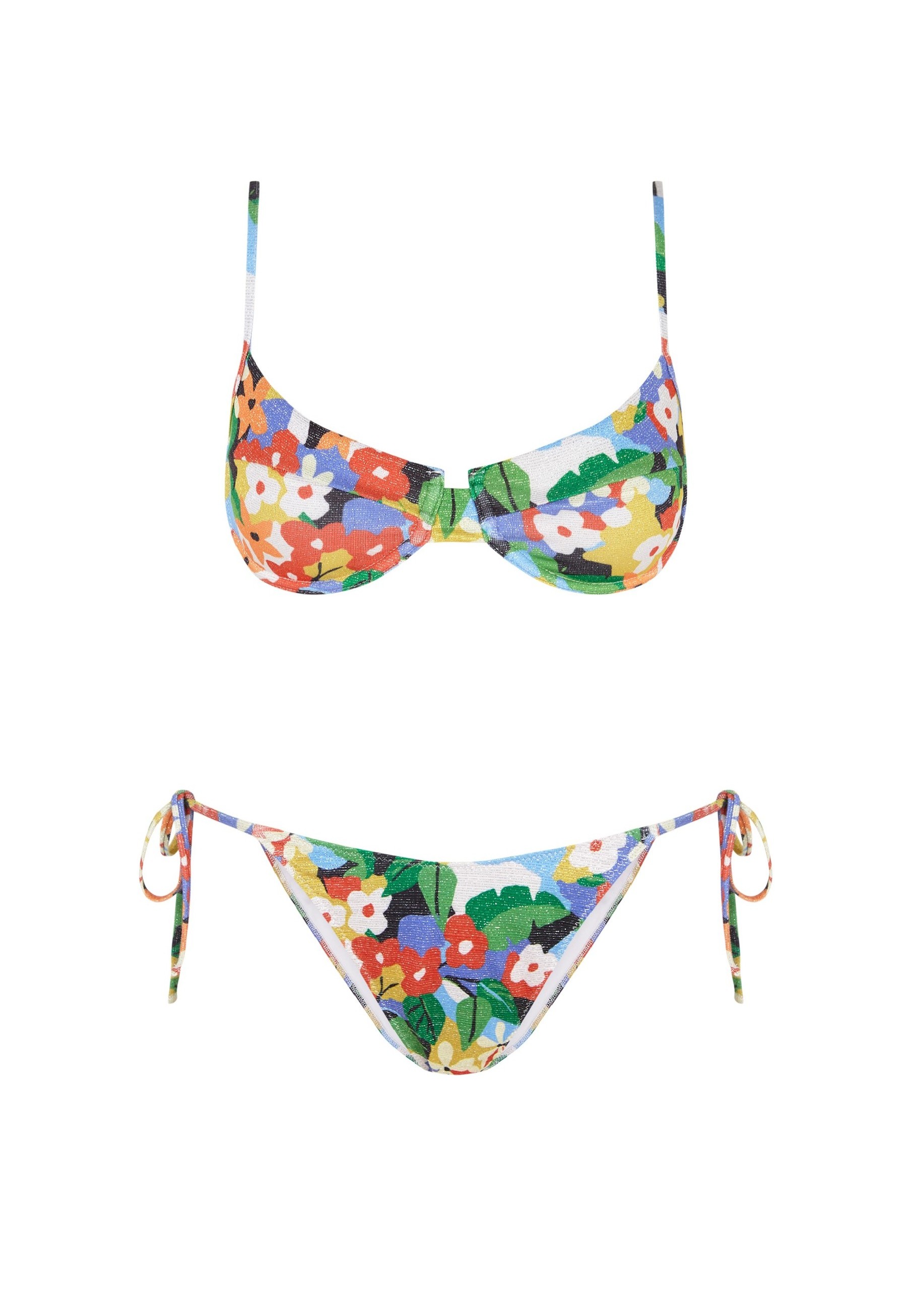 Bikini Balconette Amazonia Tie Multicolor Robin Collection