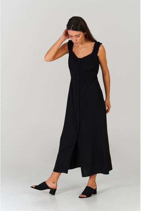 Vestido midi Negro Vestido midi Negro