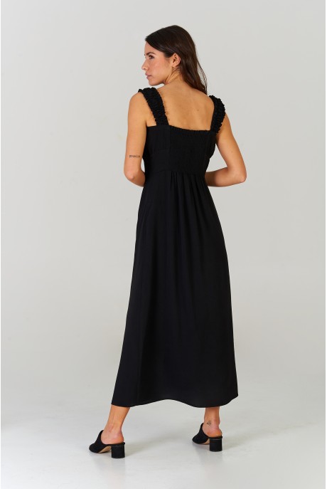 Vestido midi Negro Vestido midi Negro