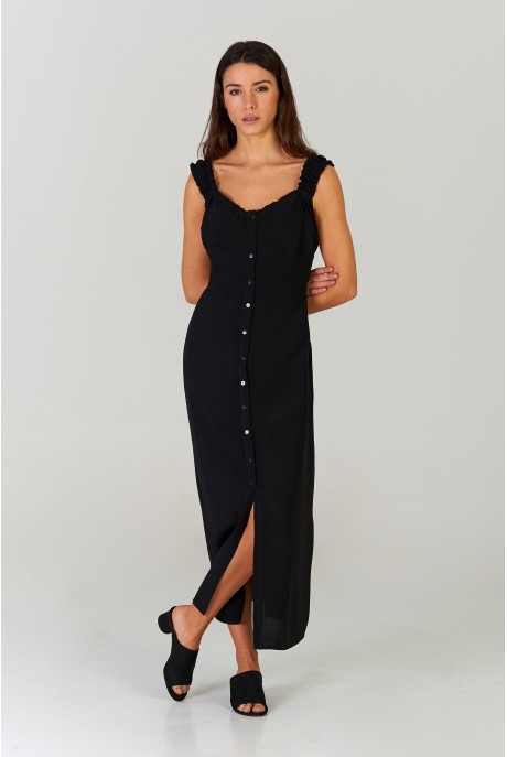 Vestido midi Negro Vestido midi Negro
