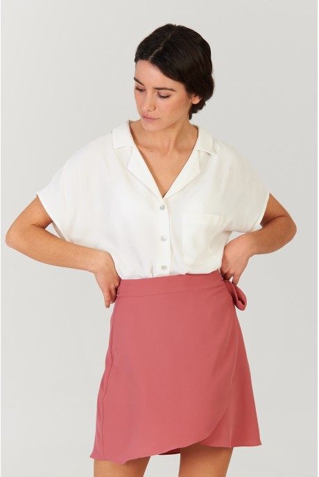 Falda corta Marsala Falda corta Marsala