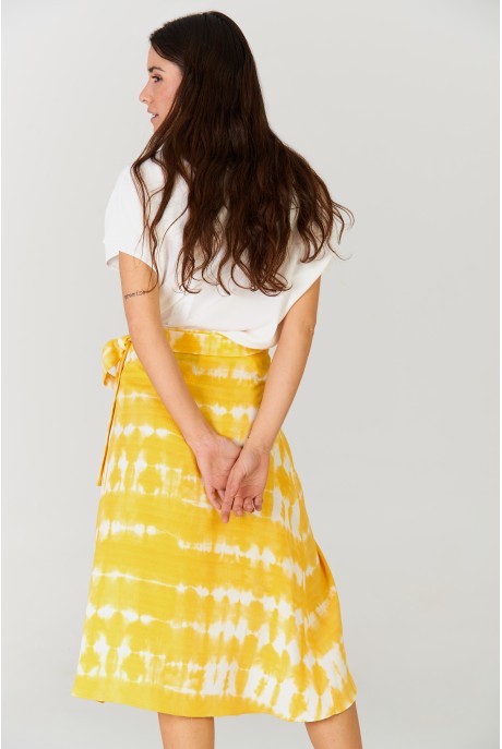 Falda larga Tie Dye Ocre Falda larga Tie Dye Ocre