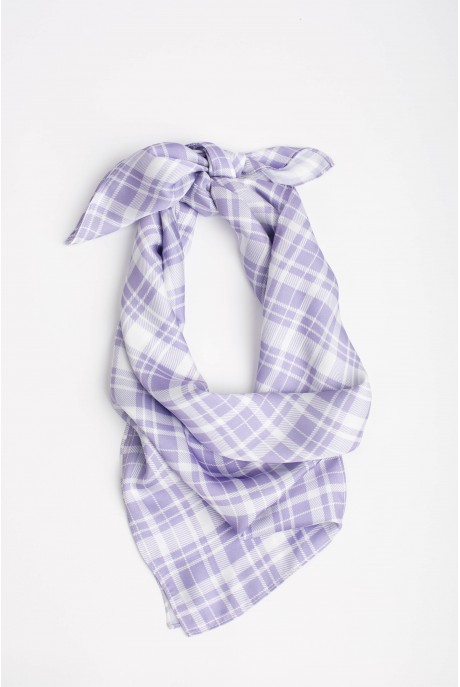 Pañuelo Cuadros Lavanda Pañuelo Cuadros Lavanda