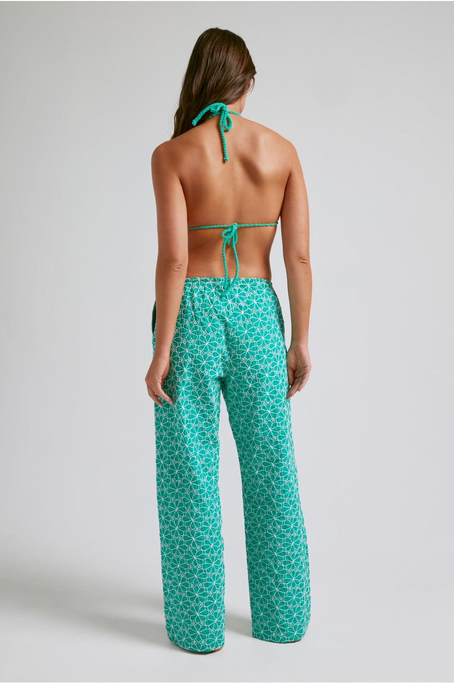 Green Tie Pants | Robin Collection