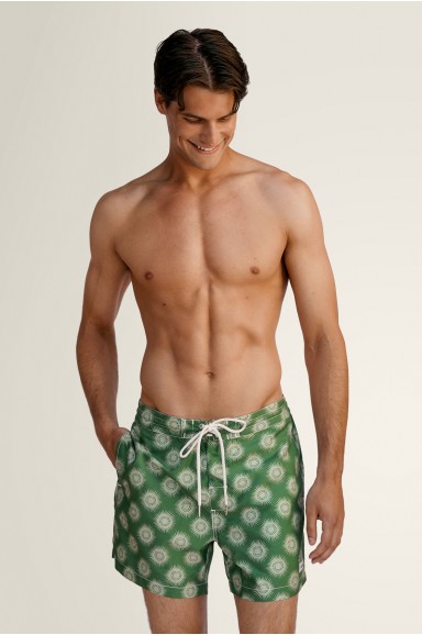 Green Sunny Swim Short | Robin Collection