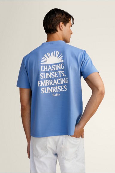 Camiseta Chaising Blue | Robin Collection