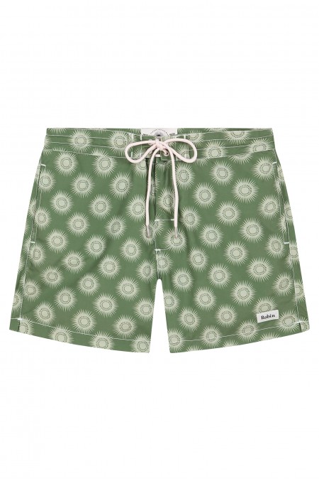 Green Sunny Swim Short