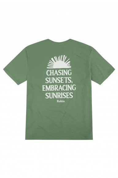 Camiseta Chaising Green | Robin Collection