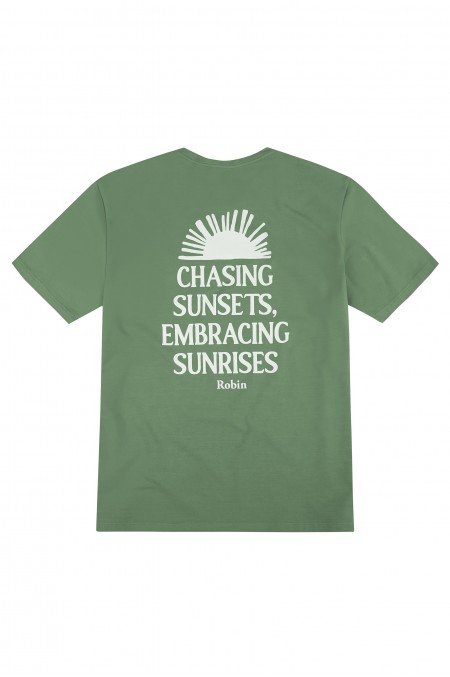 Camiseta Chaising Green | Robin Collection