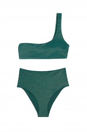 Bikini Bandeau LuckyGreen High