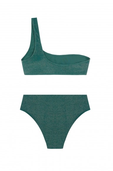 Bikini Bandeau LuckyGreen High|Robin Collection